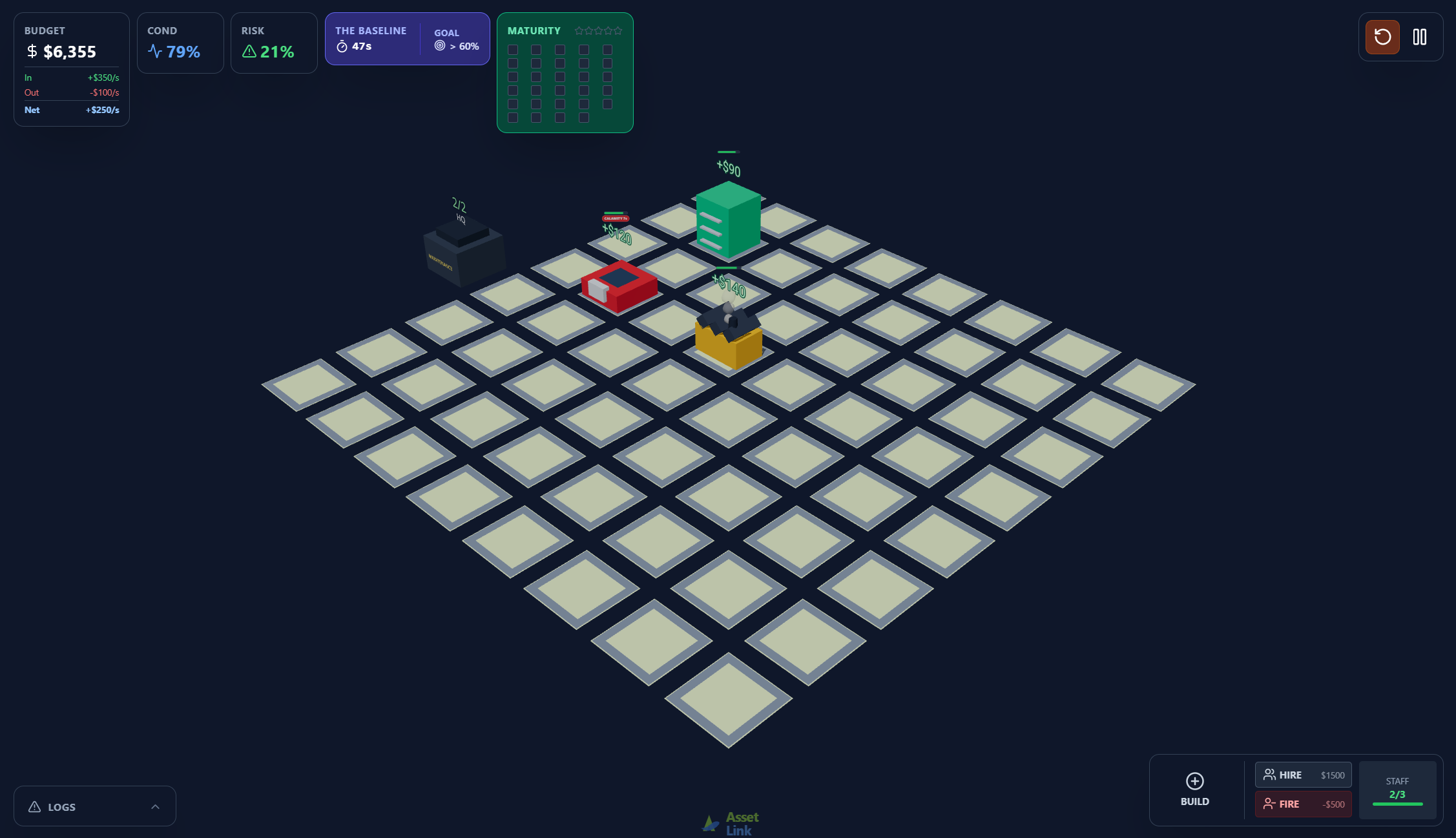 AssetManager Tycoon Gameplay Screenshot